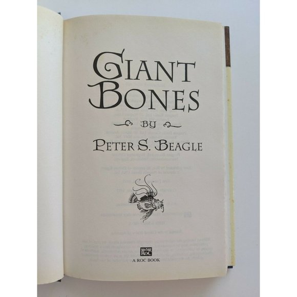 GIANT BONES 6 stories set in world of Innkeeper's Song PETER BEAGLE Rare HC GUC - Picture 3 of 12